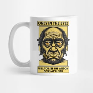 Face, Wisdom, eyes, look, sage Mug